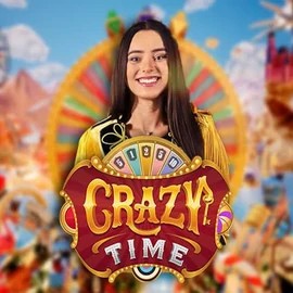 Crazy Time logo – Live Casino by Evolution at Spinalto Casino