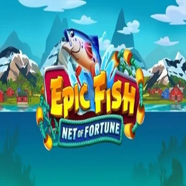 Epic Fish Net of Fortune slot logo by Quickspin at Spinalto CasinoEpic Fish Net of Fortune