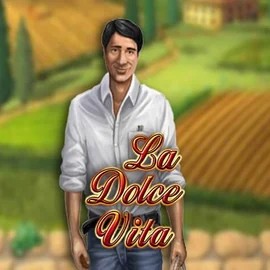 La Dolce Vita slot logo by Gamomat at Spinalto CasinoLa Dolce Vita