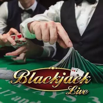Live Blackjack slot visual from Evolution available on spinaltoie.com